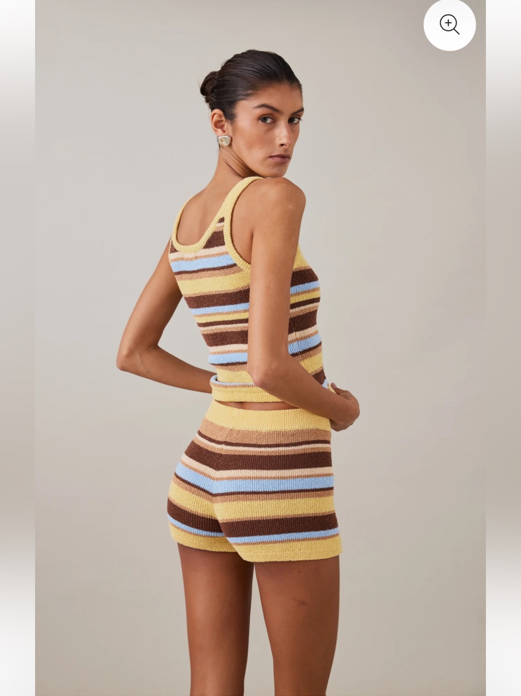 Elce Swim Reine Short Laguna Stripe Knit Short Size Small Nwt Never Worn — image 5 of 8